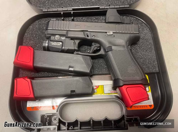 Glock 23 G23 Gen 5 MOS Vortex Defender Streamlight TLR-7A (3) 18rd mags