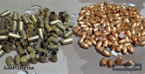 Bullets n Brass 9mm–200 Win 115gr  FMJ & 100 pcs Range Brass (BnB9MMN03)