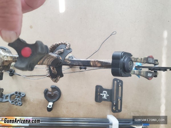 Bear Archery Pledge Compound Bow System Complete Plus X-tras