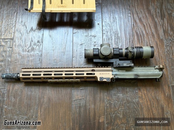 BUNDLE OR INDIVIDUAL. Geissele URGI Upper 14.5 w/ Nightforce ATACR 1-8