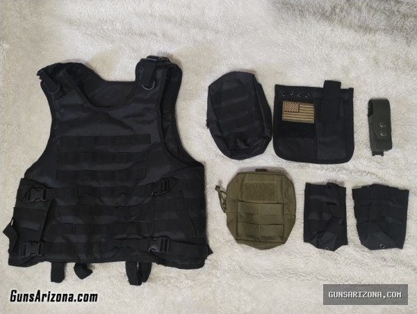 Plate carrier and molle attachments