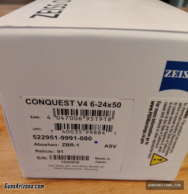 Zeiss Conquest V4 6-24x50 ZBR-1 91