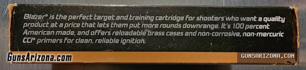CCI Blazer 380 ammo for sale
