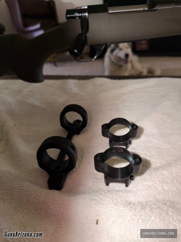 30mm scope rings x 2 (Howa 1500 & picatinny)