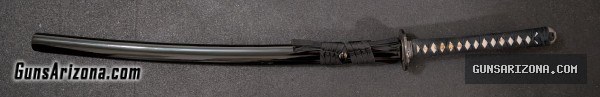Musashi 1095 Carbon Steel Katana Clay Tempered.