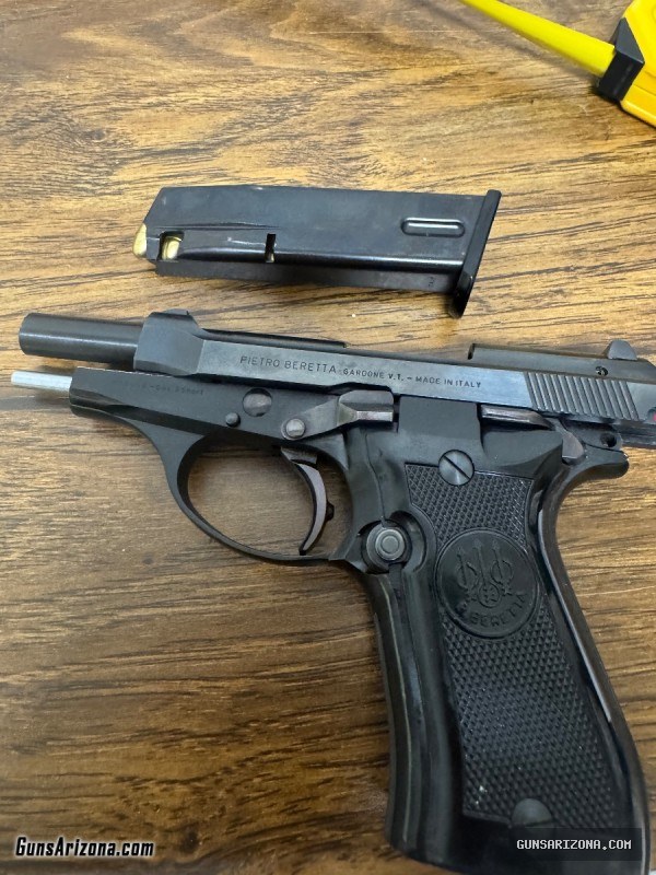 Beretta model 84B. 9 mm short.