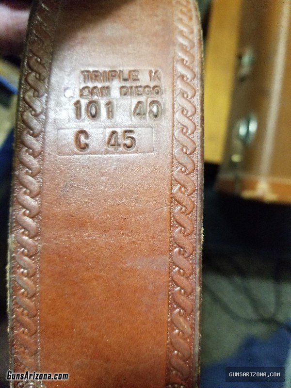 TRIPLE K Premium Cartridge belt 44 mag/ 45 long Colt