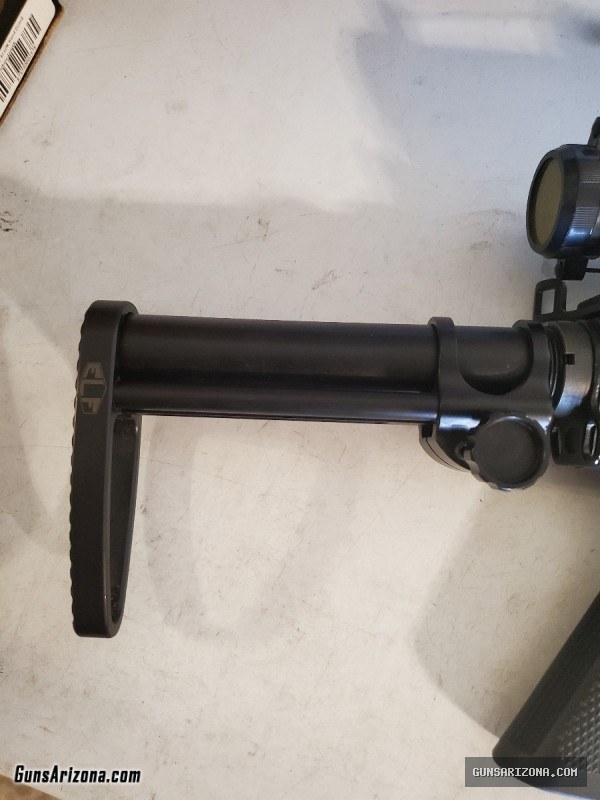 Elftmann Tactical Ultralight Stock Brace AR15 ARP Carbine Aluminum Black