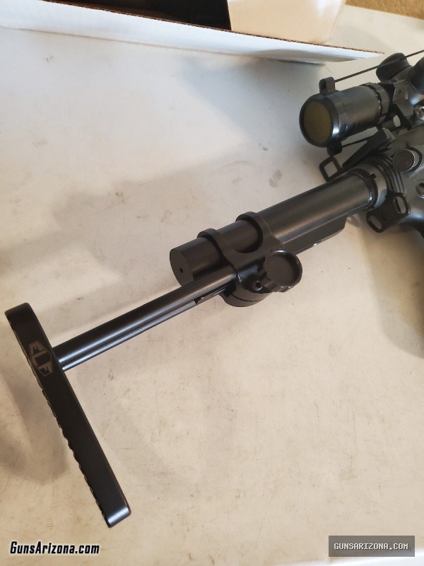 Elftmann Tactical Ultralight Stock Brace AR15 ARP Carbine Aluminum Black