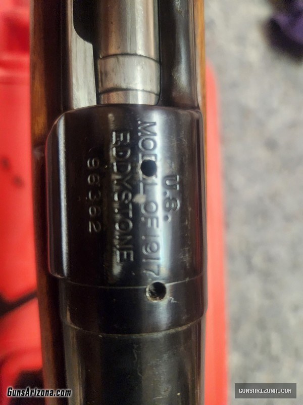 Model 1917 Eddystone .30-06 with updated stock and scope/mounts