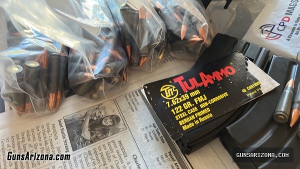Custom AR 47 complete upper ammo and mags