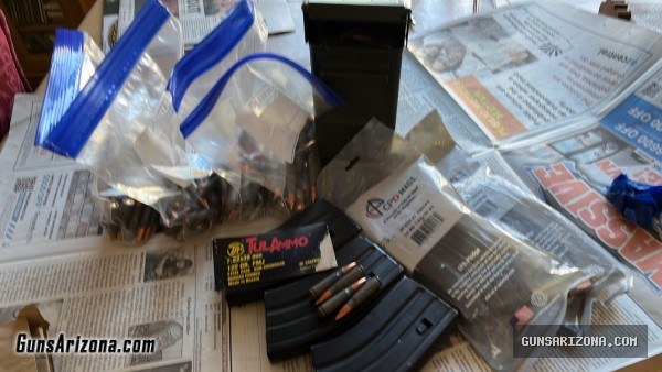 Custom AR 47 complete upper ammo and mags