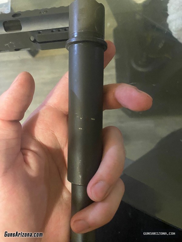 7” 300 blackout barrel w gas block and hand guard