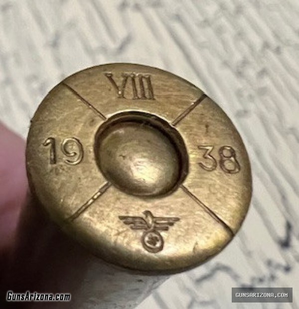 ORIGINAL WWII Nazi Waffenamt 1938 dated Ammunition