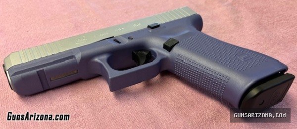 Glock 17 Gen5 Two-Tone Purple/"Satin Aluminum" 9x19 Semi-Auto Pistol