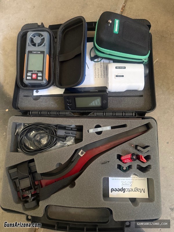 Long range essentials beginner kit. Chronograph, anemometer, rangefinder