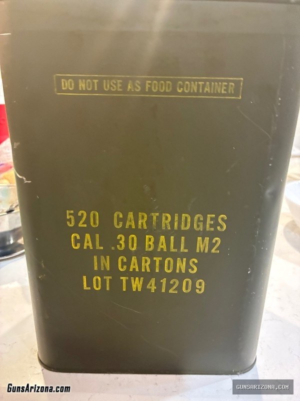 520 rounds .30-06 M2 Ball for M1 Garand