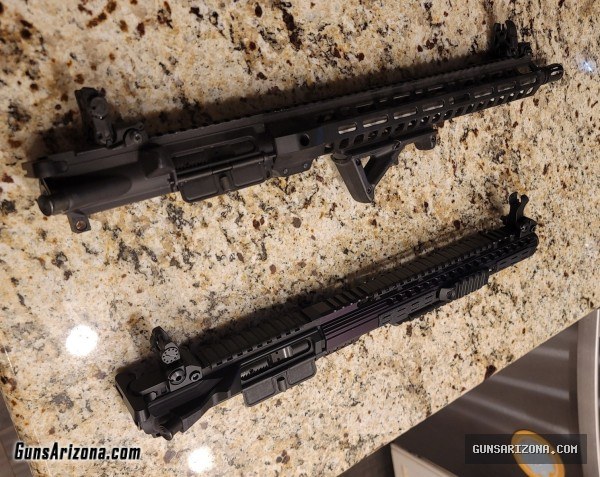 AR15 uppers for sale 16" Stainless and 10.5" AR receivers