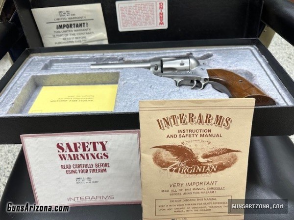 Interarms Stainless Steel Virginian Dragoon .357