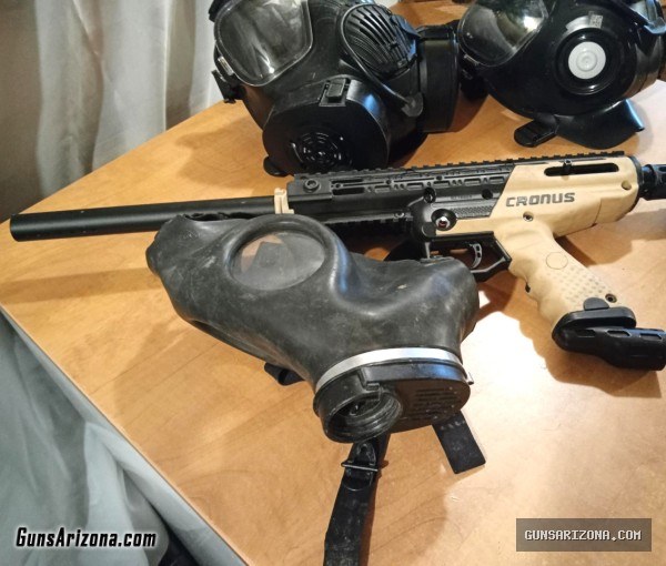 Paintball Gun and Masks ~ Cronus Paintball Gun