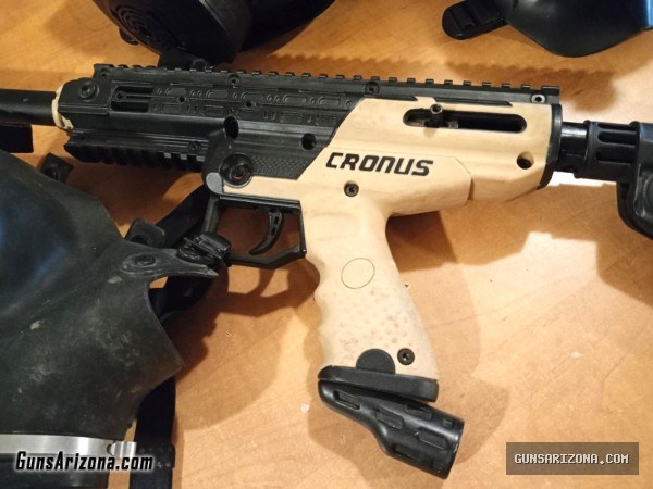 Paintball Gun and Masks ~ Cronus Paintball Gun