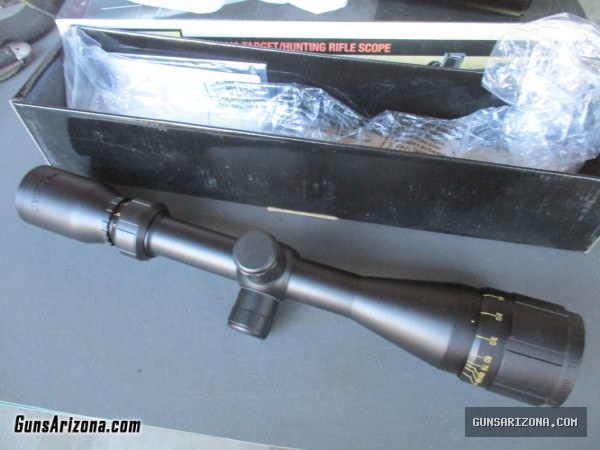 NIB BSA 3-9x40 Target Turret Hunting Mil Dot Rifle Scope