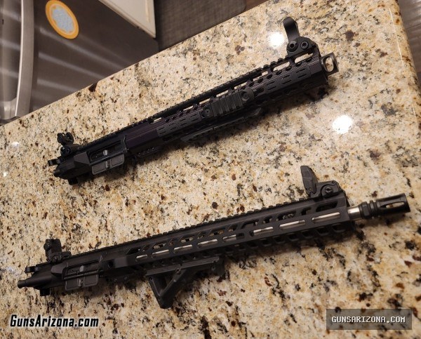 AR15 uppers for sale 16" Stainless and 10.5" AR receivers