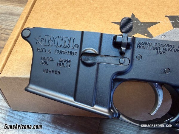 NIB: BCM BCM4 factory lower receiver w/ SOPMOD-0 stock (.223/5.56MM/Multi)
