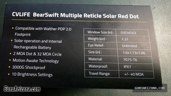 CVLife Bearmight M06 Walther Red Dot PDP 2.0