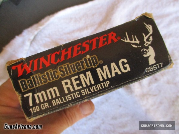 Winchester 7mm Rem Mag Ammo