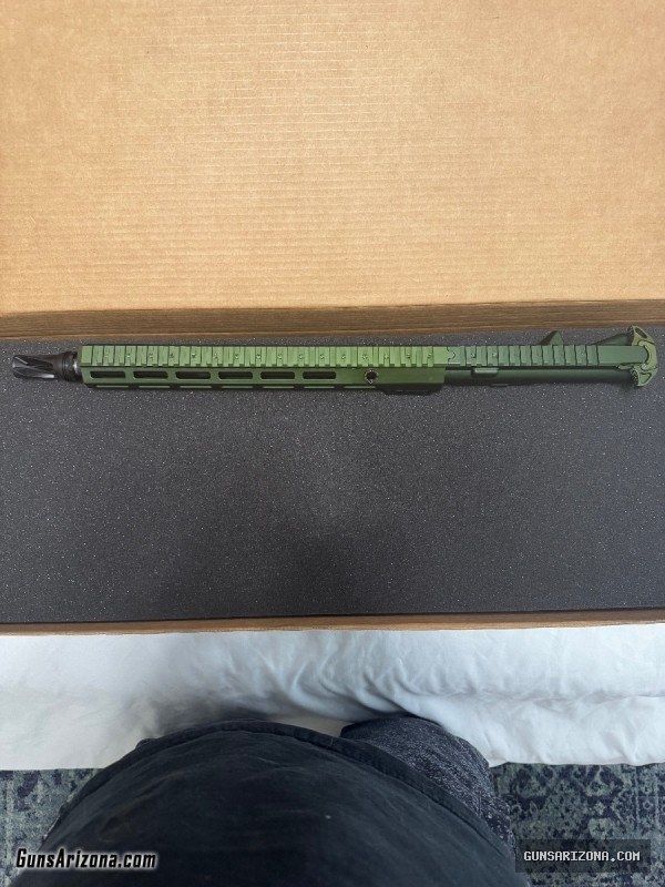 Geissele 14.5 super duty upper in ODG green