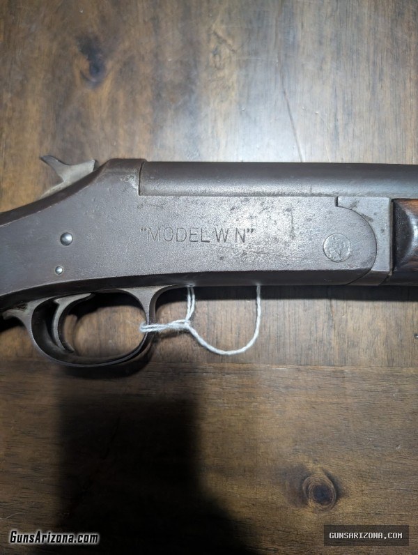 Antique Newport W N break action 12 gauge shotgun
