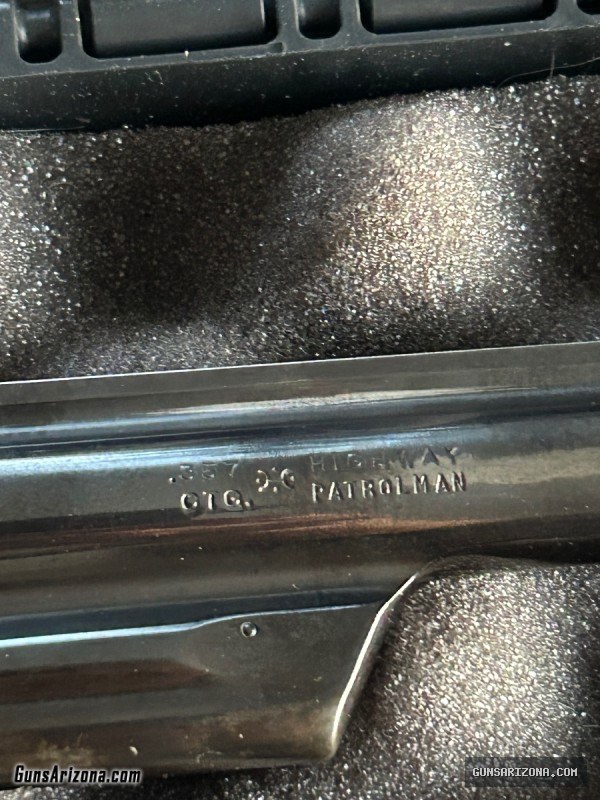 1966 Smith & Wesson .357 highway patrolman model 28-2 upgraded trigger & jeweled hammer
