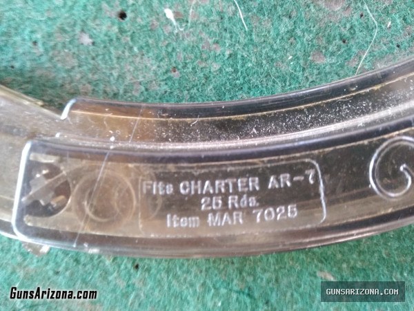 Charter arms ar-7 or henry survival rifle 25 round magazine