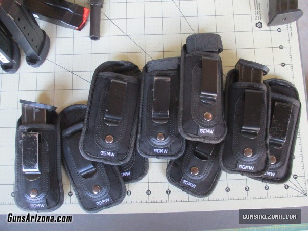 AMMO: 9mm, 40 Cal, 357 SIG, PISTOL MAGAZINE POUCHES, M&P, Beretta MAGAZINES