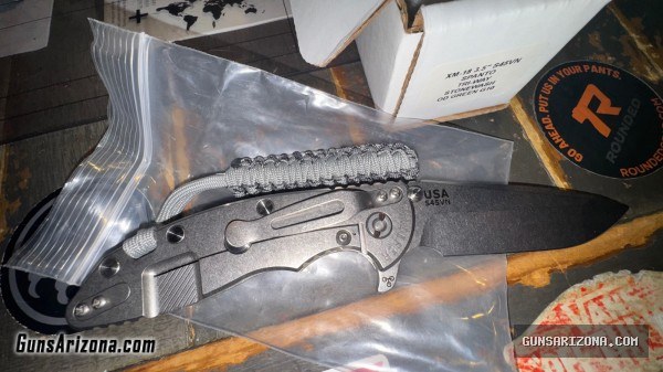 RICK HINDERER XM18 3.5” ODG/Ti w/Lanyard