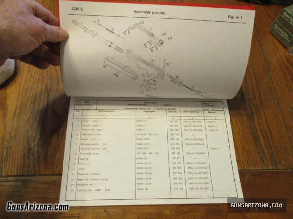 HK G36 Spare Parts Catalog