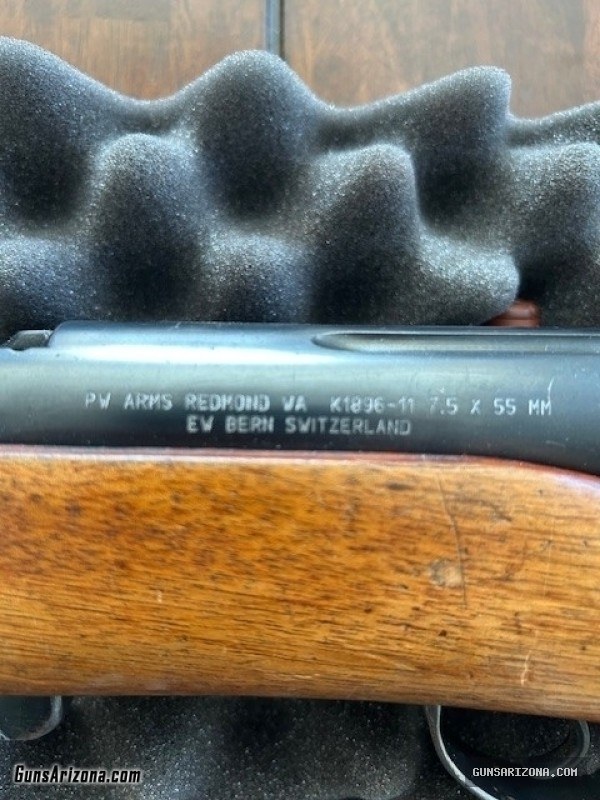 Swiss Schmidt Rubin 1896/11 Straight Pull Bolt Action Rifle 7.5x55 Swiss