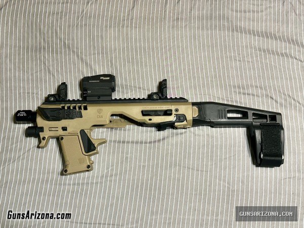Micro Roni gen 4x stabilizer brace for Glock 17 19 pistols
