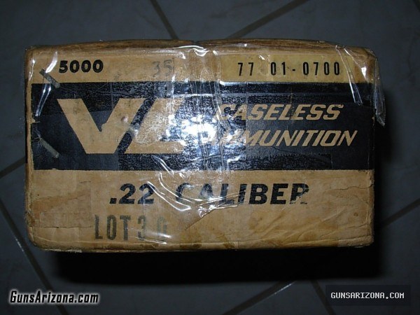 .22 VL Caseless for Daisy and Heddon 22 cal VL rifle