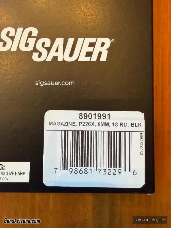 New Sig Sauer P226X Legion magazine