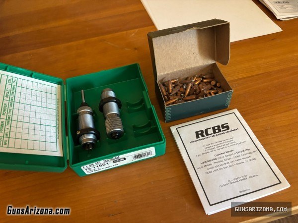 RCBS .243 WSSM FL Die Set (NEW) + ~90 Projectiles - Reloading - Pickup Only