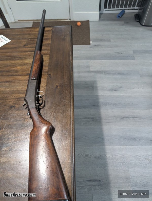 Antique Newport W N break action 12 gauge shotgun