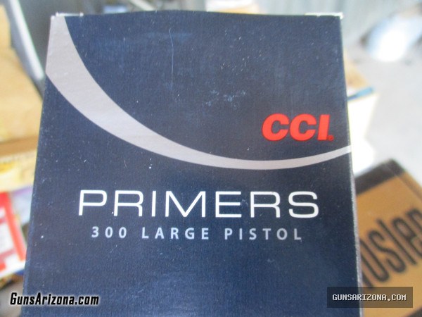 RELOADING: CCI Large Pistol Primers, #300, 1000 count per box