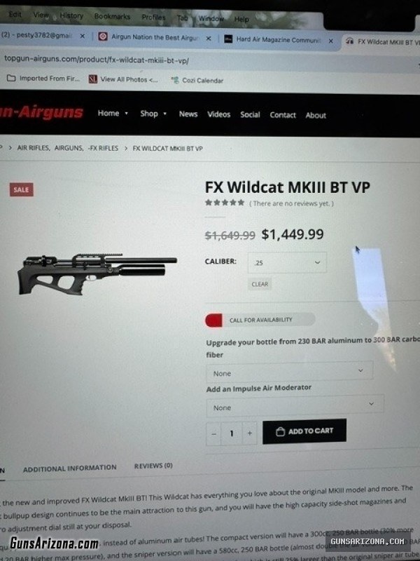 FX Wildcat MKIII BT VT