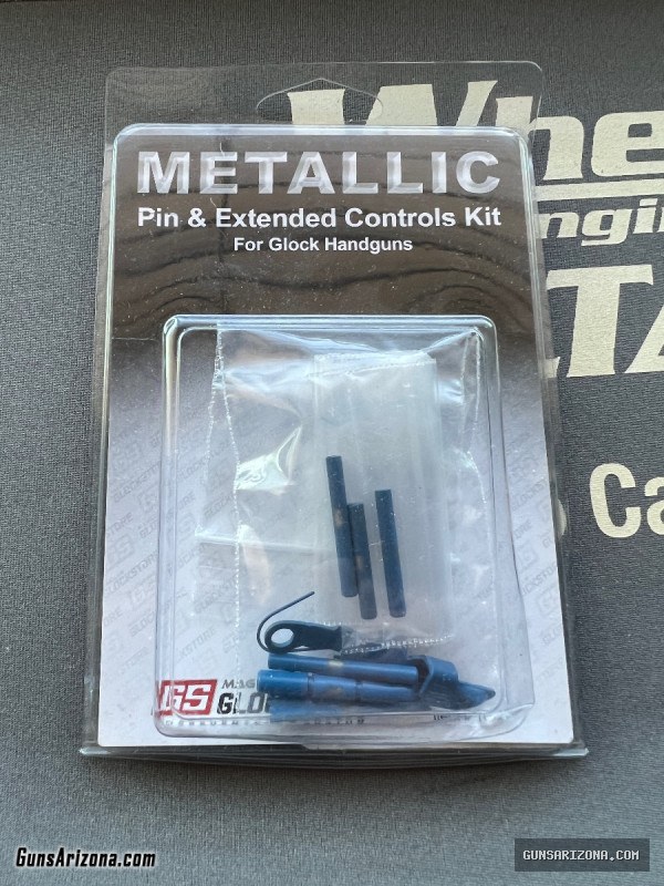 Glock Store GS Pin and Extended Controls Kit Blue G 19/23/17/22