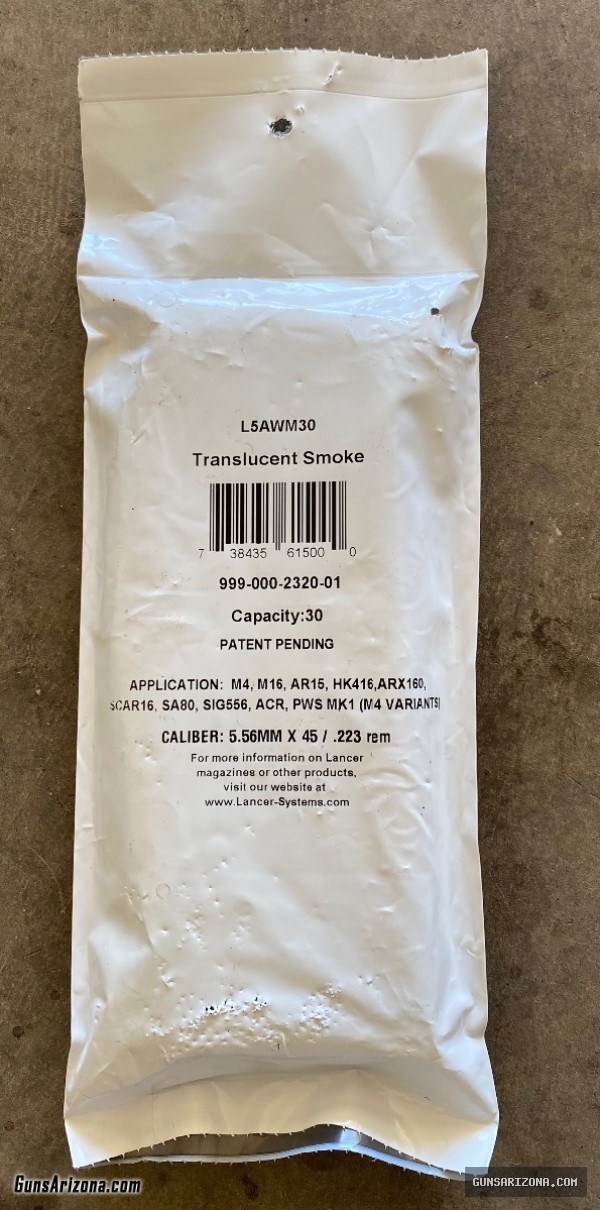 30 Round Translucent Mag