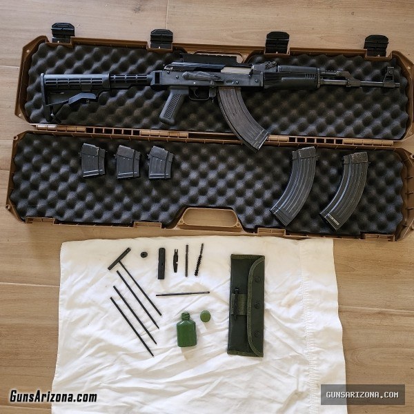 Pre‑Ban Norinco Chinese AK, Straight‑Cut, Period‑Correct Tactical Setup, 6 Mags, Ammo, Picatinny Rail