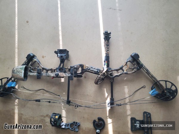 Bear Archery Pledge Compound Bow System Complete Plus X-tras