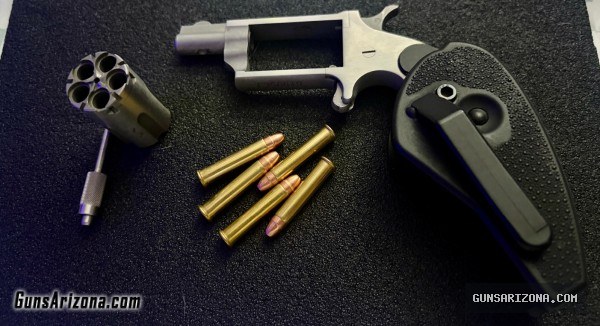 NAA 22 Magnum WMR Folder 5 shot personal defense revolver